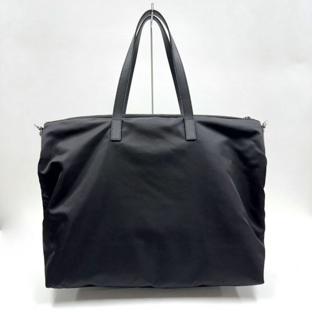 Prada Tessuto Tote Black Nylon Calf Leather - Picture 2 of 9
